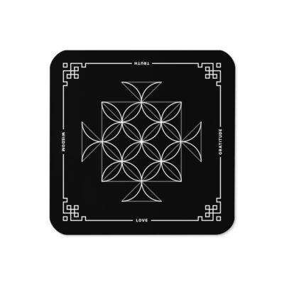 Celestial Biomachine – Cork-Back Coaster