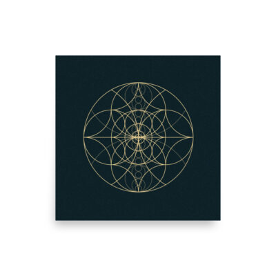 Aquarian Flame – Art Print